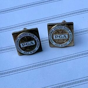 Vintage PGA Gold Cufflinks